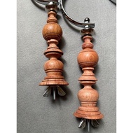 Red WOODEN BIRD CAGE PUMPKIN - Bird cage accessories