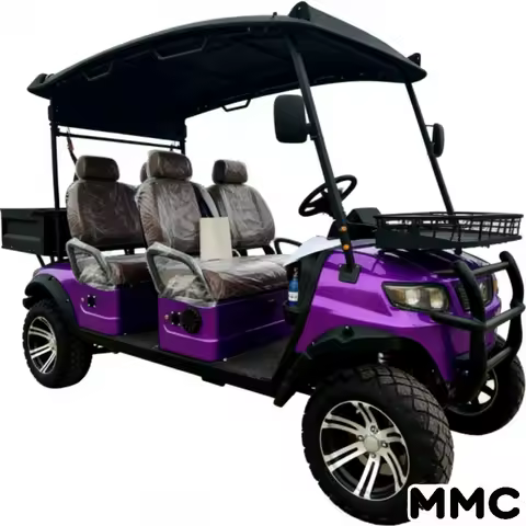 MMC 2025 Model 48V/72V Lithium Battery 4x4 Golf Cart, Aluminum Frame, Made in China, Golf Cart, 2/4/