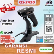 SHARKPOS QS 2420 BARCODE SCANNER 1D & 2D USB SCANNER QR CODE