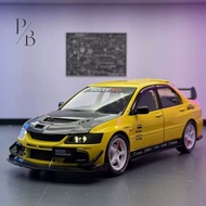 1:24 Mitsubishi Lancer EVO IX Diecast Model Car Alloy Cars Toys Collection