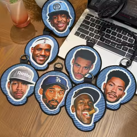 2026 New American Trendy Nba Team Vintage Style Keychain Bag Charm Officially Licensed Basketball Fa
