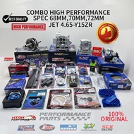 COMBO JET 4.65MM Y15ZR (NLK) HIGH PERFORMANCE SPEC 68MM,70,72MM ( IKK JETROD 4.65MM Y15ZR V1/V2)