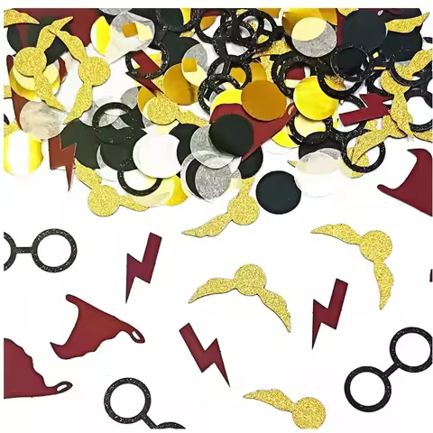 100pcs Wizard Table Confetti Halloween Party Decor Glitter Confetti Craft DIY Scatter Bless Confetti