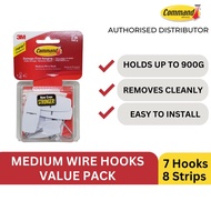 3M Command Medium Wire Hooks Value Pack - White 17065-VPES