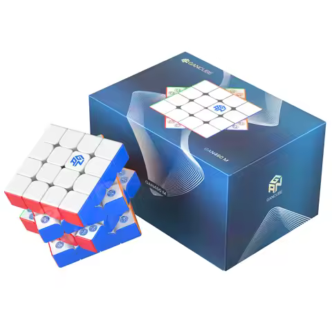 GAN 460 M 4x4 V2 UV Magic Cube GAN 460 Magnetic Speed Cube Professional puzzle Toys Children Gift Cu
