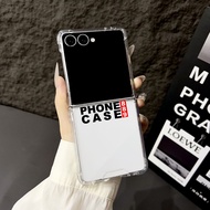 SAMSUNG Z FLIP 7 CASE CLEAR AIRBAG ANTI CRACK CASE CLEAR SAMSUNG Z FLIP 7