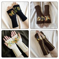 Crazy 2pcs Butterfly Pattern Gloves Light Weight Glove Cycling Glove Biking Mittens for Everyday Use