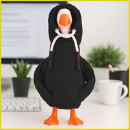 Desk Geese Outfits Hooded Tabletop Animal Outfit 7 Inch Geese Statue Clothes Costume Decoration for 
