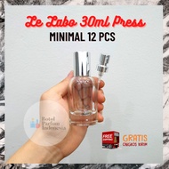Le LABO 30ML PRESS Perfume Bottle - LE LABO Empty Perfume Bottle - 30ML Glass Perfume Bottle