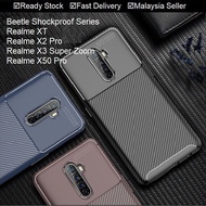 Realme XT X2 Pro X3 Super Zoom RealmeXT X2Pro Beetle Fiber Phone Case Casing Cover