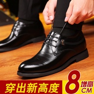 Autumn Inner Height Increasing Shoes Men 10cm Invisible Inner Height Increasing Men's Shoes 8cm Men'