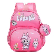 Balo đi học mầm non bé trai bé gái in hoạt hình labubu mã BL01