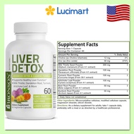 Viên uống thải độc gan Liver Detox Bronson thuần chay [Hàng Mỹ]