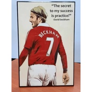 David Beckham Frame Plaque