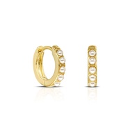 Cici Pearl Gold Earrings - Cici Pearl Gold Earrings