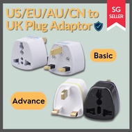 UK 3 Pin Travel Adapter / US/EU/AU to UK Plug Adapter / Travel Adapter / China To Malaysia Plug Adap
