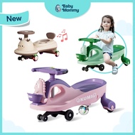 Quality Yoyo Car Swing Car Light Music Toddler Twist Car LED WheelsSwing Car Kereta Yoyo Mainan 儿童扭扭