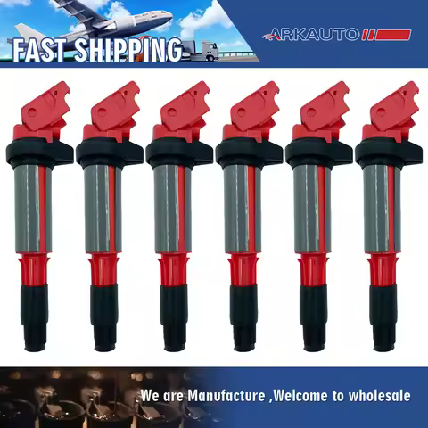 6PCS ARKAUTO PERFORMANCE IGNITION COIL PACKS FOR BMW 3 5 M3 X3 X5 Z3 4 2.2 2.5 3.0 3.2 L6 E39 E46 E6