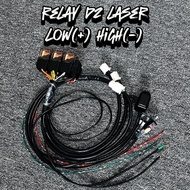 D2 laser relay 2 lights - 3 custom 3 color relays