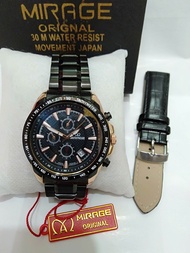 Mirage Original Waterproof Jam Tangan Pria 2 Tali