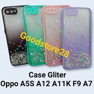 Oppo A5S A12 A11K F9 A7 Glitter Case Luxury Elegant Casing Hp Glitter Oppo A5S Oppo A7 Oppo A11K Best Oppo F9
