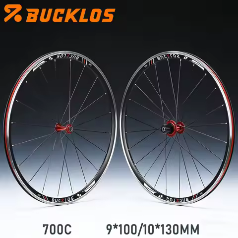 BUCKLOS Road Bicycle Wheels 700C 23C 25C Road Bike Wheelset Aluminum Alloy 700C Bicycle Wheel Rim fo