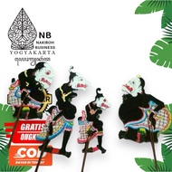 Wayang Punokawan Komplit 4 WAYANG SEMAR GARENG PETRUK BAGONG