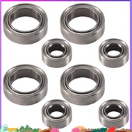 8Pcs Ball Bearings 4X8X3mm 8X12X3.5mm for   E18  1/18 RC Car Spare Parts A949 A959 A969 A979 A959-B 