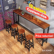 DAXINSI Customizable Bar Table High Table Bar Table And Chair Set Balcony Table Long Table