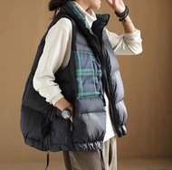 ONE - 羽絨馬甲女短款外套(黑色均碼)#F139007064