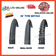 Tayar Basikal 26x1.95 26x2.125 (559) 26x1 3/8 26x1.50 26x1.75 MTB Road Bike Bicycle Tyre and Tube Ch