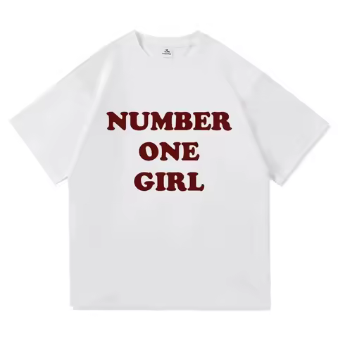 Korean Pop Girl Group Member Rosé T Shirt New Album Number One Girl Same Fashion Top Y2k Harajuku Wo