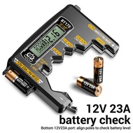 BT173 Battery Tester for Lithium AAA AA C D CR2016 9V 12V Battery Types with LCD