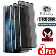 3Pcs Privacy Curved Tempered Glass Screen Protector For OnePlus 13 5G Screen Protector Anti-peep Fil
