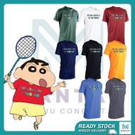 VICTOR SHIN CHAN BADMINTON JERSEY CRAYON SINCHAN SHIRT TSHIRT QUIK DRY UNISEX SPORT AXELSEN LZJ BWF 