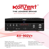 Konzert AV-902V+ Audio/Video Amplifier Receiver [500W][2 Mic Input]