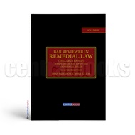 Bar Reviewer in Remedial Law (Syllabus-Based) Vol. IV (2021) by Dean. Salvador N. Moya II, LL.M.