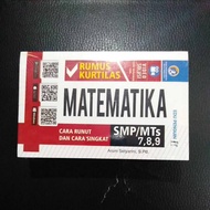 Middle School Mathematics Kurtilas Formula 7 8 9 - Middle School Mathematics Formula class 7 8 9