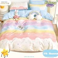 KATUN Laris Bedcover Bed Sheet Children Cotton Japanese Motif Uk 180X200-120X200 7Th Heaven