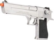 Airsoft - WE-Tech Airsoft DE 50 AE Metal Gas Blowback Airsoft Pistol by Cybergun (Color: Silver/Gree