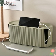 PEONYSG Data Cable Organizer Data line Storage box Finishing box Multifunctional Storage