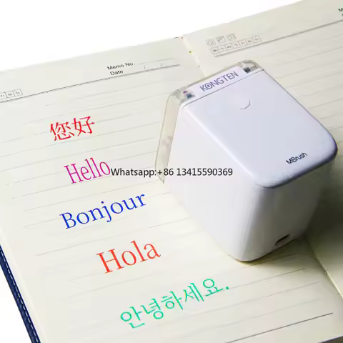 MBrush Handheld Printer Portable Mini Inkjet Printer Color Logo Print Machine on Many Surface