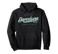 Barcelona Spain Travel Retro Hoodie