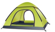 全城熱賣 - 踏險者戶外帳篷全自動速開露營沙灘野外帳篷（熒光綠色）（2-3人雙門1天窗）