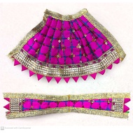 AMMAN PAVADAI (SKIRT) SET READY MADE - SIZE 3 - 8CM
