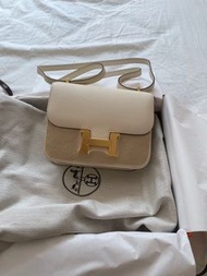 Hermes mini Constance 19 nata 金扣