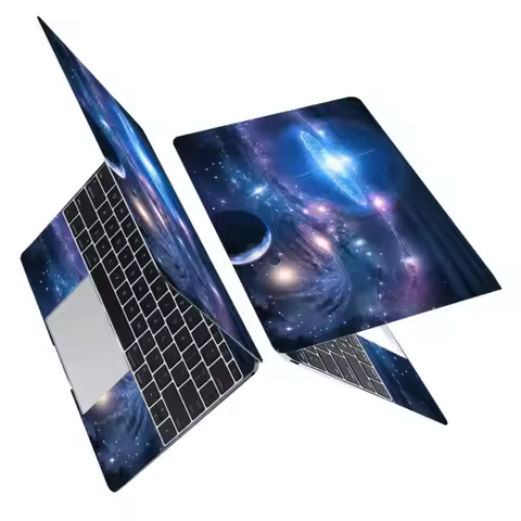 DIY 15inch Laptop Stickers Skins A+C Side Waterproof Notebook Computer Cover Skin for Macbook /HP / 