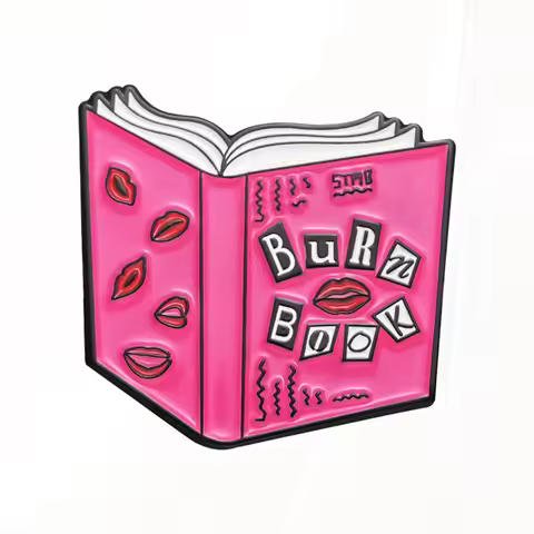 Custom  Pines Lapel Badges Love Pride Jewelry Gift for Lover Friends Mean Girl Love Enamel  Brooch