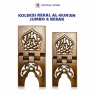 Rekal Kayu Al Quran Ukiran Arab Iqro Jumbo Besar