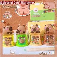 [ORGM] Office Stationery School Supplies Double Hole Capybara Aesthetic Sharpener